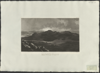 Vue au nord d'Avasaxa. Soleil de Minuit..[Bild]