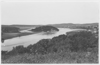 Kungälv, vy mot Göta älv