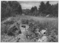 Vägen Kinnarp-Norra Åsarp, avstjälpningsplats