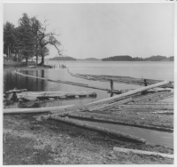 Södra stranden av sjön Båven