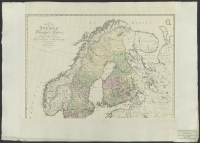 Charta öfwer Swerige med tilgränsande länder.[Kartografiskt material]