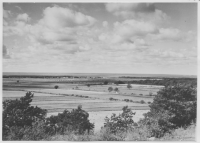 Mörbylångadalen sedd från landborgen mellan Vickleby och Resmo