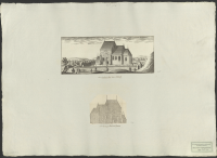 Det forna hednatemplet vid Gamla Uppsala, såsom det i vår tid ter sig förvandlat till kristet tempel