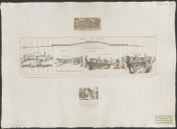 Brattefors. || Kinna kulle. || Profil öfwer Kinnakulle. Faciat af bergen.