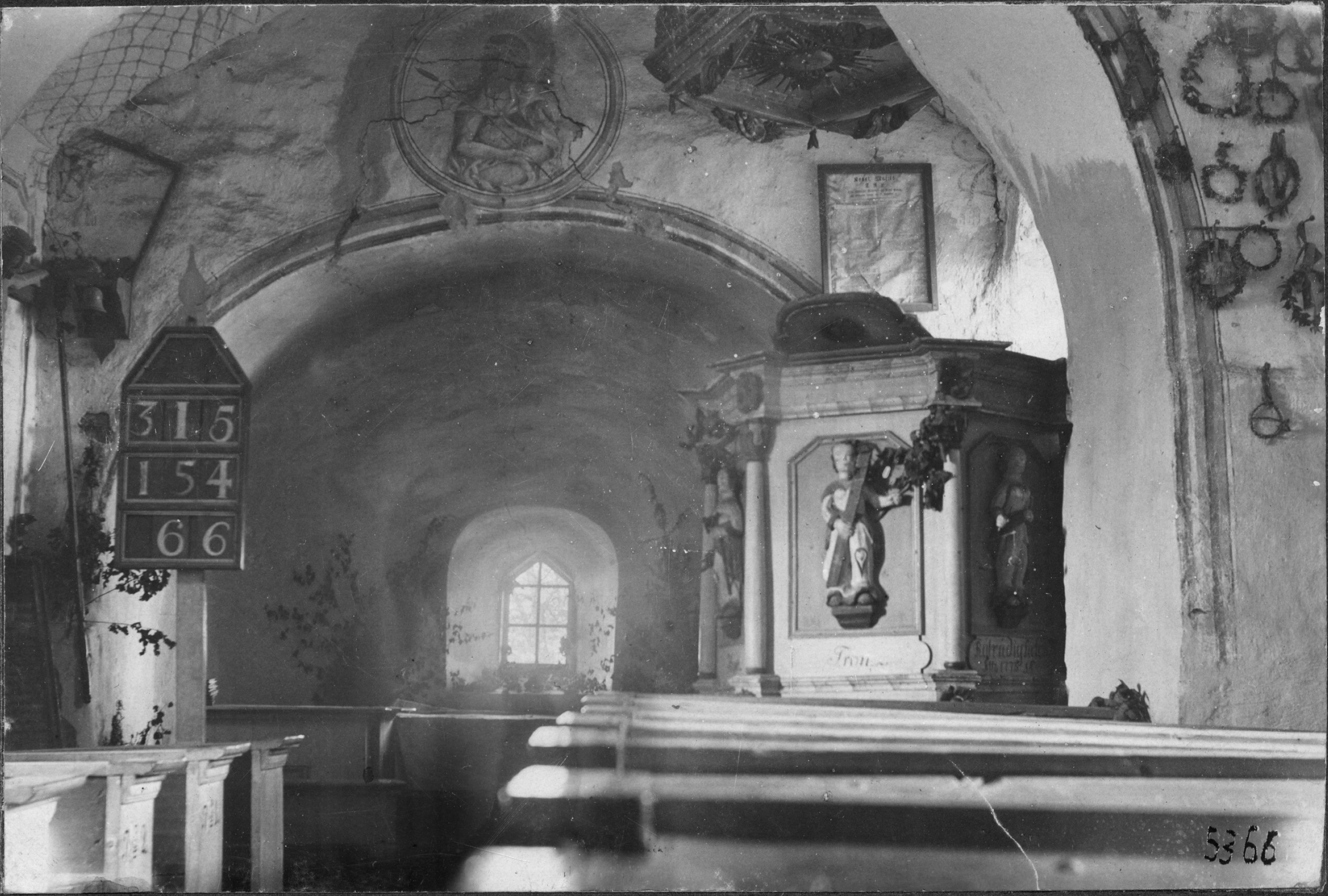 Ludvig Ericson, Våmbs kyrka