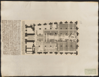 Grundritning af Storkyrkans inredning vid Konung Gustaf den III och Drottning Sophia Magdalenas kröning som sker d. XXIX. Mai MDCCLXXII..[Bild]
