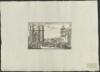 Triumfbåge, som efter danska krigets lyckliga slut restes åt den återvändande segerrike och store konungen Karl XI av Stockholms stad