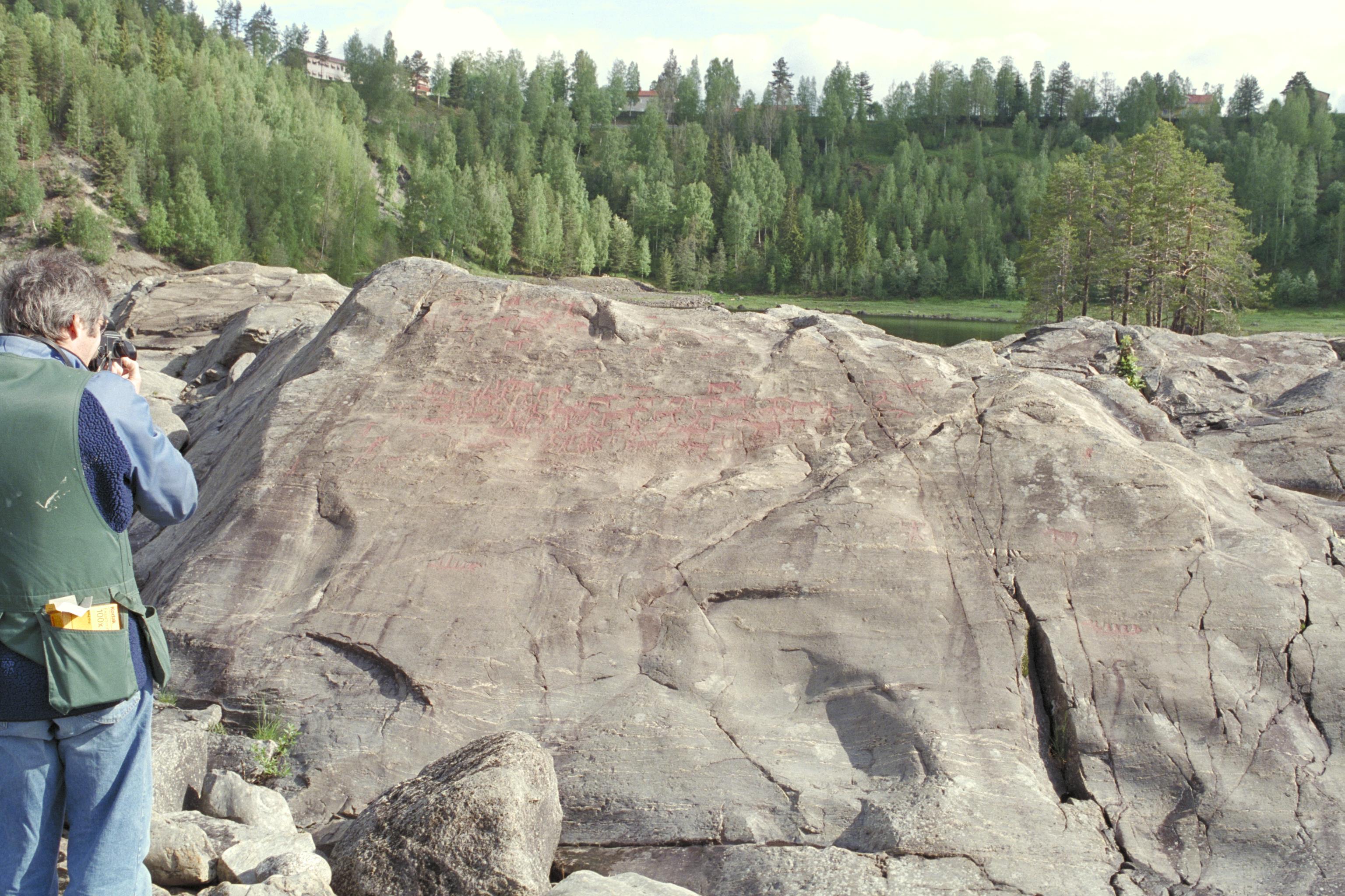 Bengt A Lundberg, Nämforsen, hällristningsområde