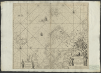 Niewe Passkaart van de Geheele Oosterzé, en Noortzé, Schip-Vaart, op nieuws uyt onderyindingh van Schrandre Stierlieden Naaukeurig..[Kartografiskt material]