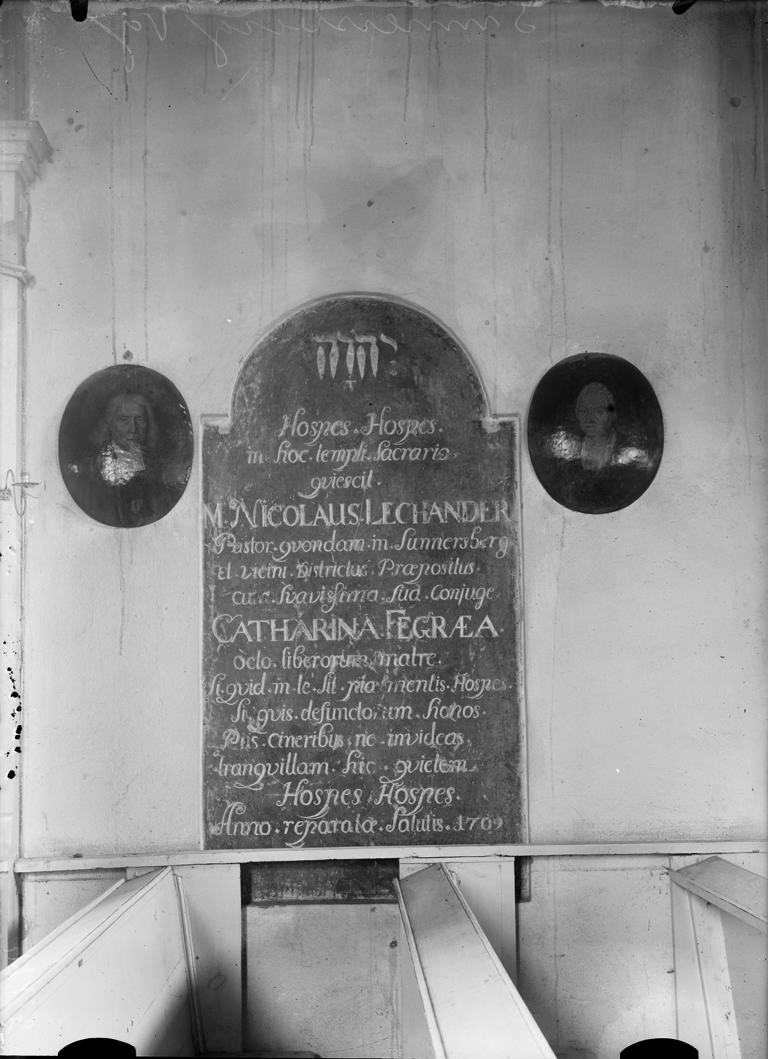 Anders Roland, Sunnersbergs kyrka