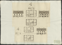 [Mönsterritningar till överste- och överstelöjtnantsboställe].[Bild]