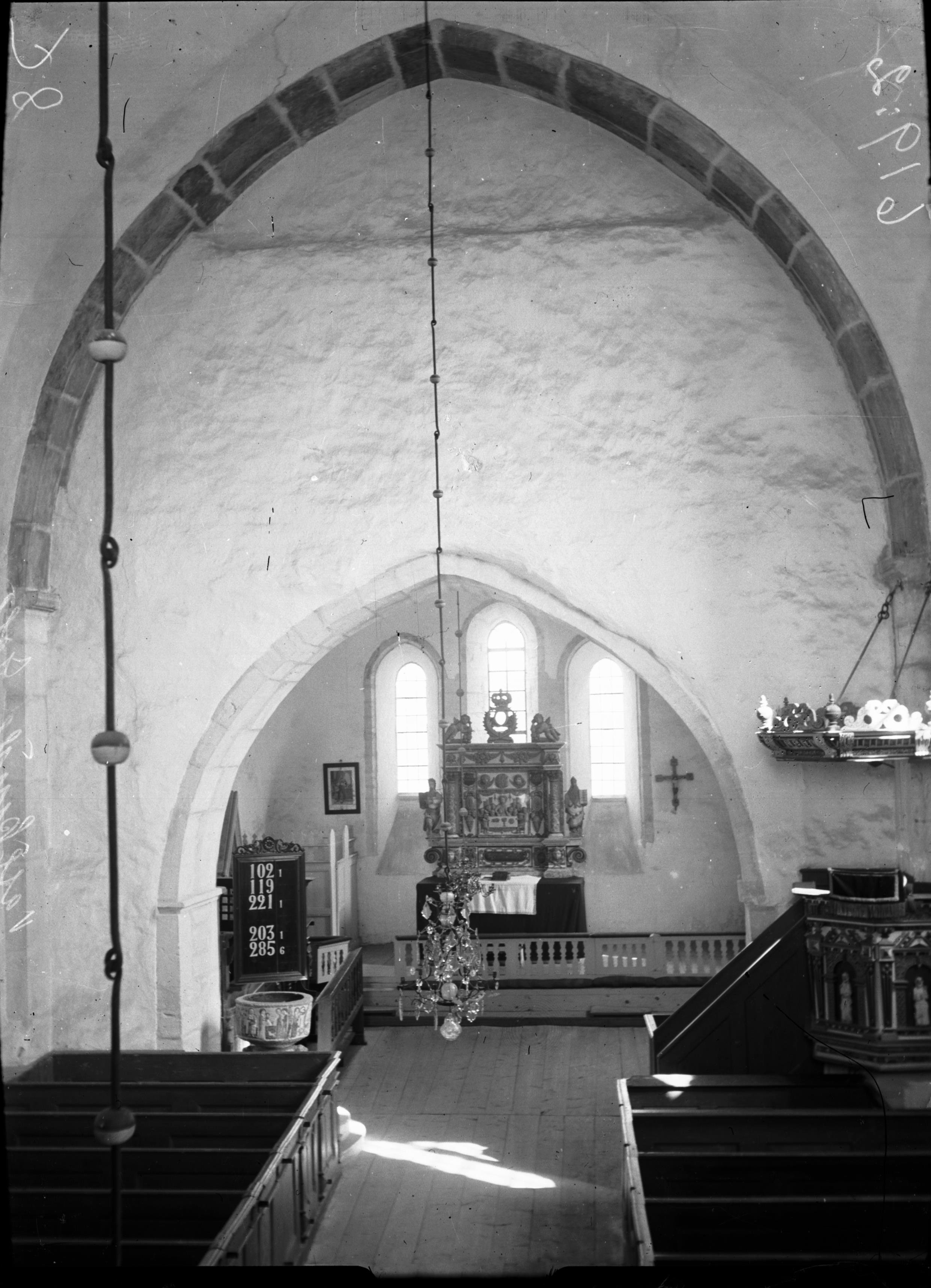 Einar Erici, Väskinde kyrka