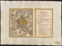 [Historisk-politisk karta över Europa år 1736].[Kartografiskt material]