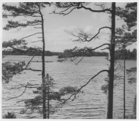 Sjön Åsnen Grusåsen mellan Toftås och Ålshult