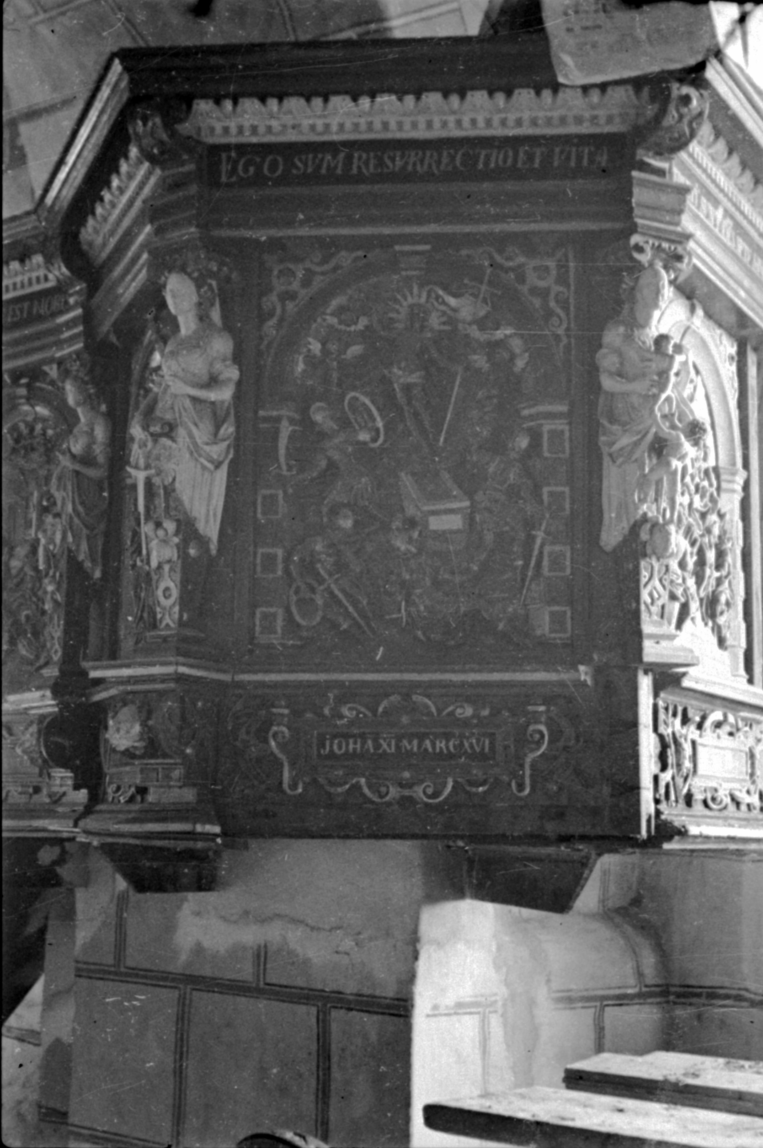 Osvald Owald, Stora Köpinge kyrka