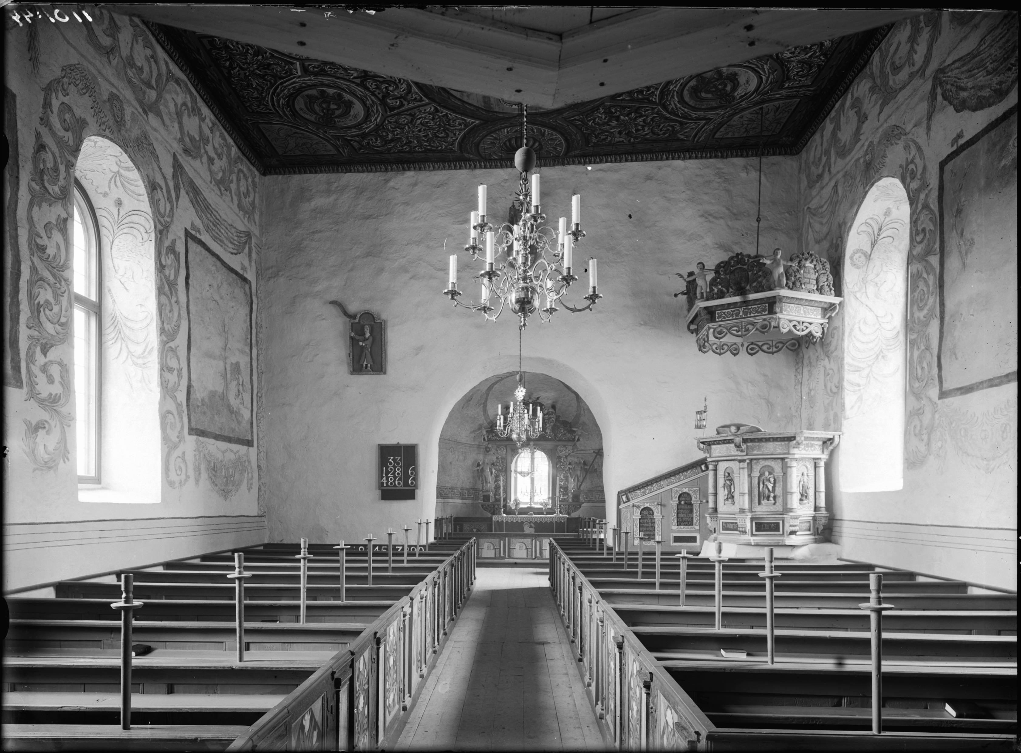 Nils Åzelius, Lannaskede kyrka (Lannaskede gamla kyrka