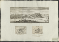 Bohus fästning med staden Kungälv