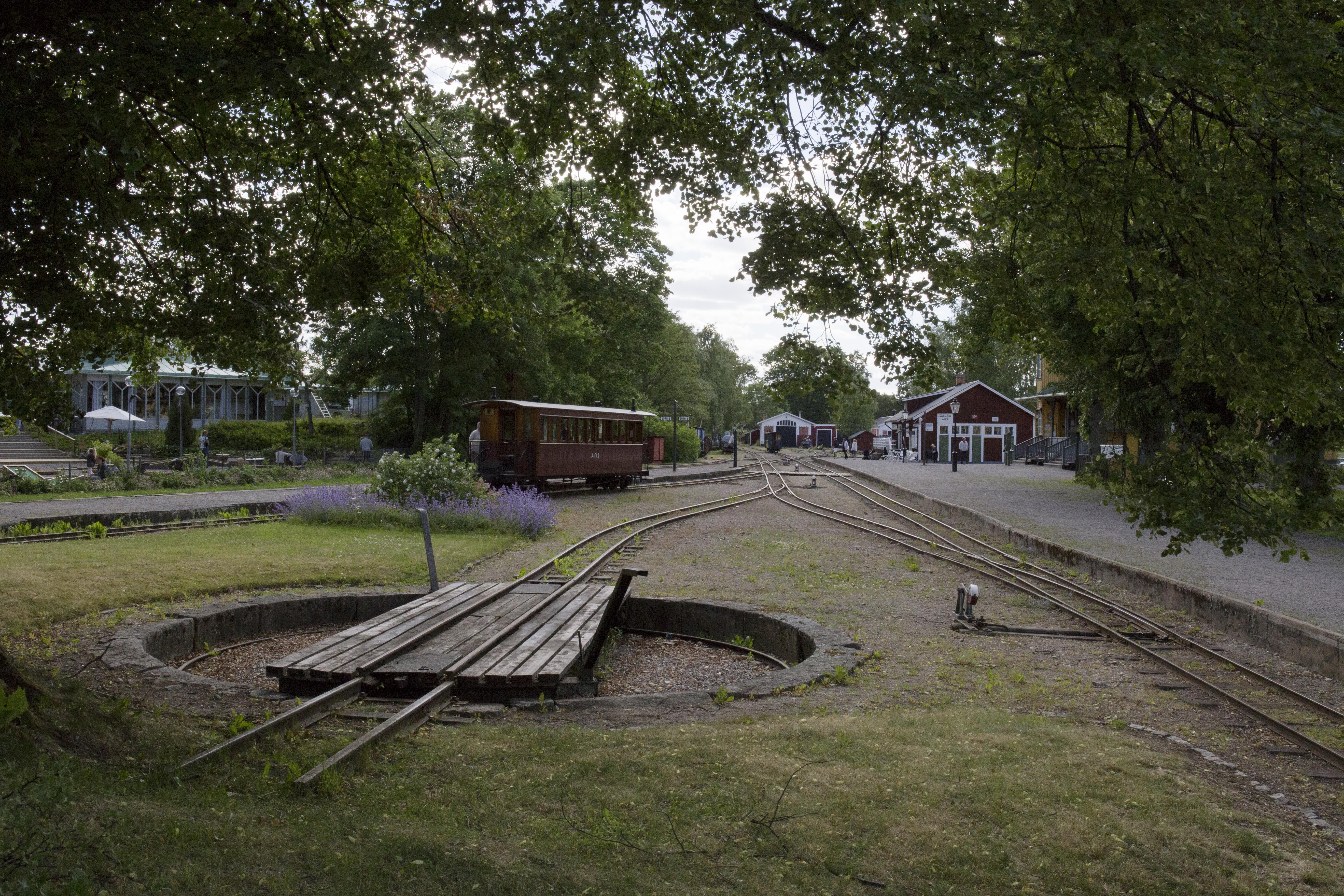 Leif Gren, Mariefreds station