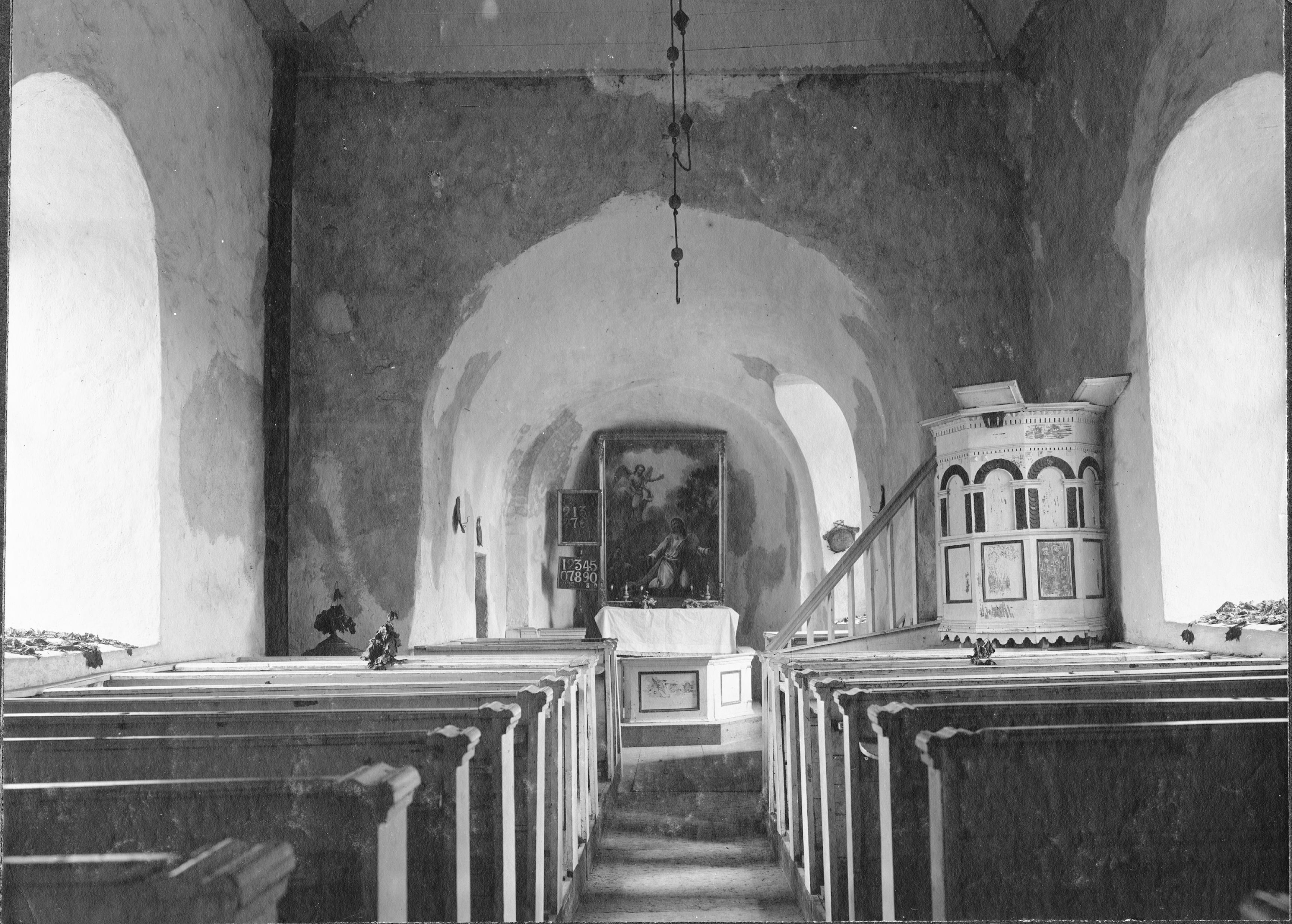 Gustaf Ewald, Eriksbergs gamla kyrka