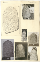 Resmo kyrka. Runsignum Öl FV1911;274B, Ljung 233, Öl FV1911;274C, Ljung 232