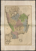 Karta öfver Götarike eller Södra delen af Swerige.