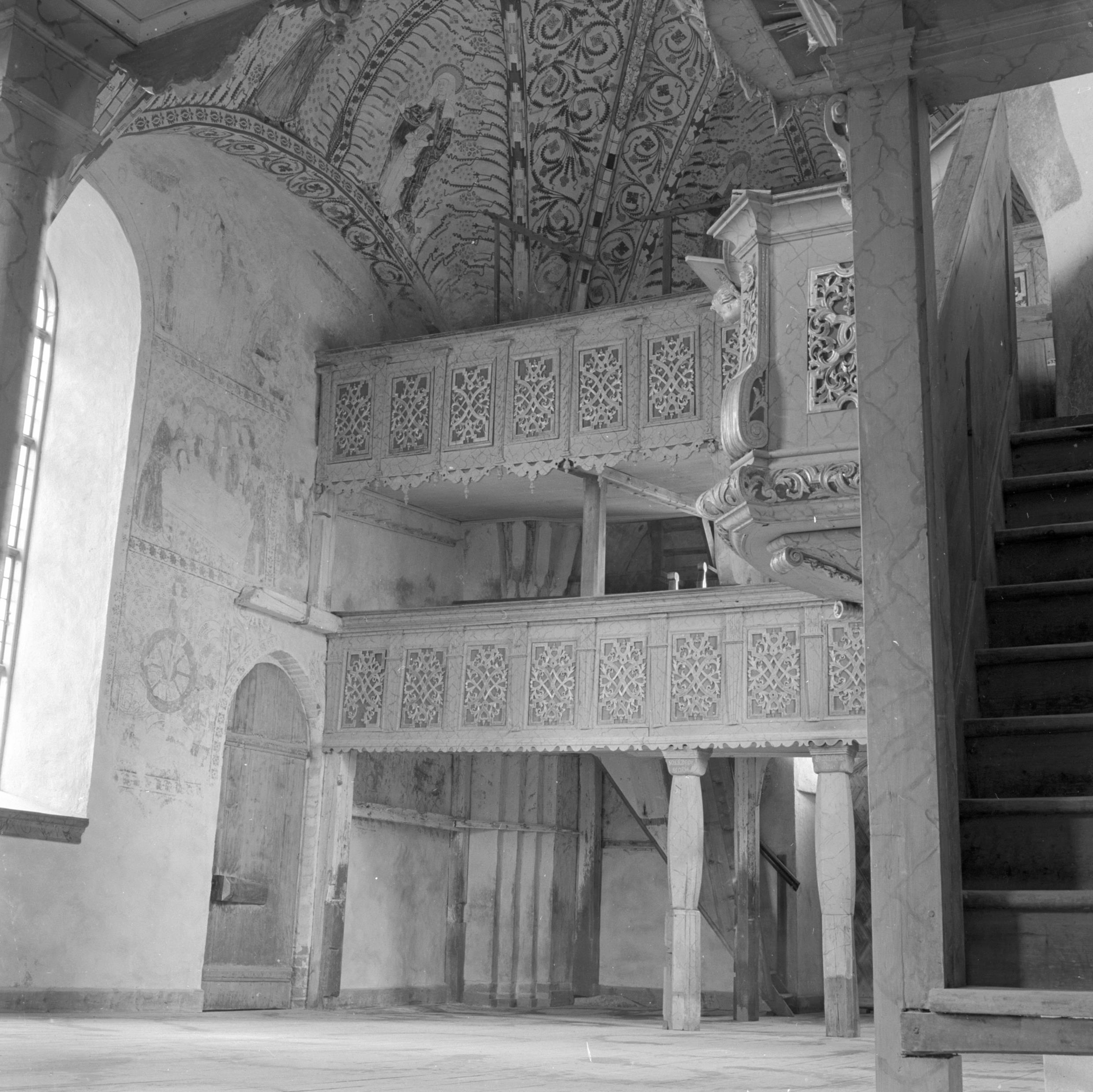 Iwar Anderson, Enånger, gamla kyrkan