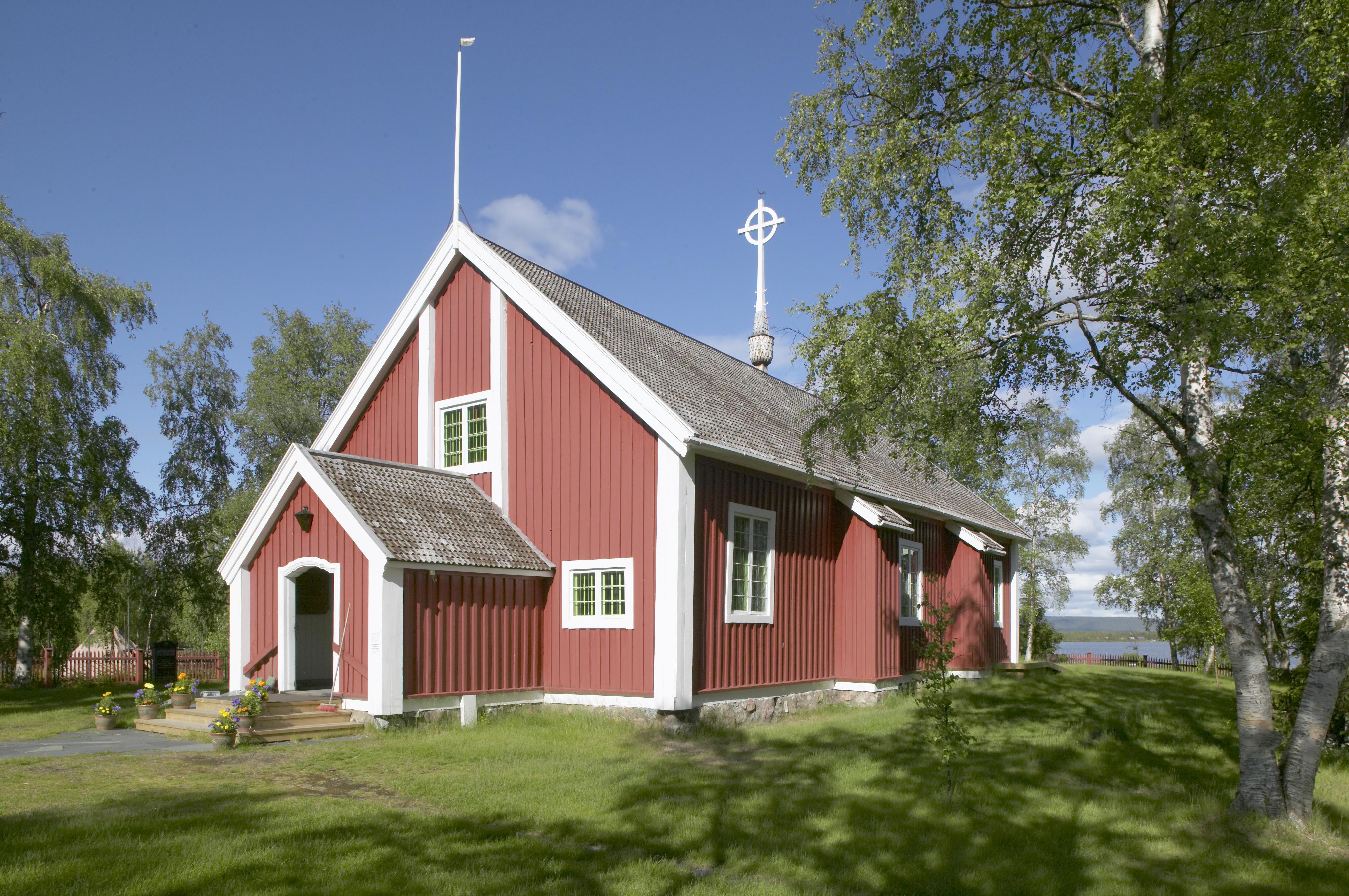 Bengt A Lundberg, Jukkasjärvi kyrka