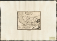 Situs loci in quo Sereniss: Princ. Sueciæ General.mus subito ... Vistulam inter Montower Spitz et paruum Montow trajecit, cohortes Polon. fugavit, ... fluminiq. Pontem imposuit d. 4. Aug: Ao 1658..[Bild]