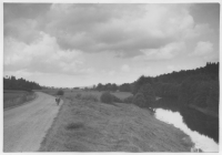 Vägen mellan Gesäter och Rölanda, nära Gillanda