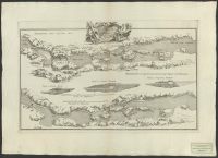 Charta öfver Trollhättan i Götha Elf med dess slussar.[Kartografiskt material]