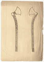 Runstav i form av en yxa