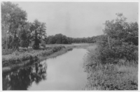 Ekefors, Mörrumsåns utflöde ur Åsen