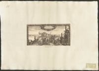 Flatou Pomerelliæ Arx dificillimi accessus 400. Militum præsidio munita post 24. horarum obsidionem à Sereniss: Reg: Su: Expugnatur 28. Iun: 1657..[Bild]