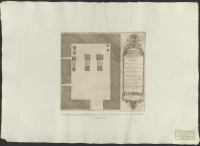 [Plan över Gustav II Adolfs gravkor i Riddarholmskyrkan].[Bild]