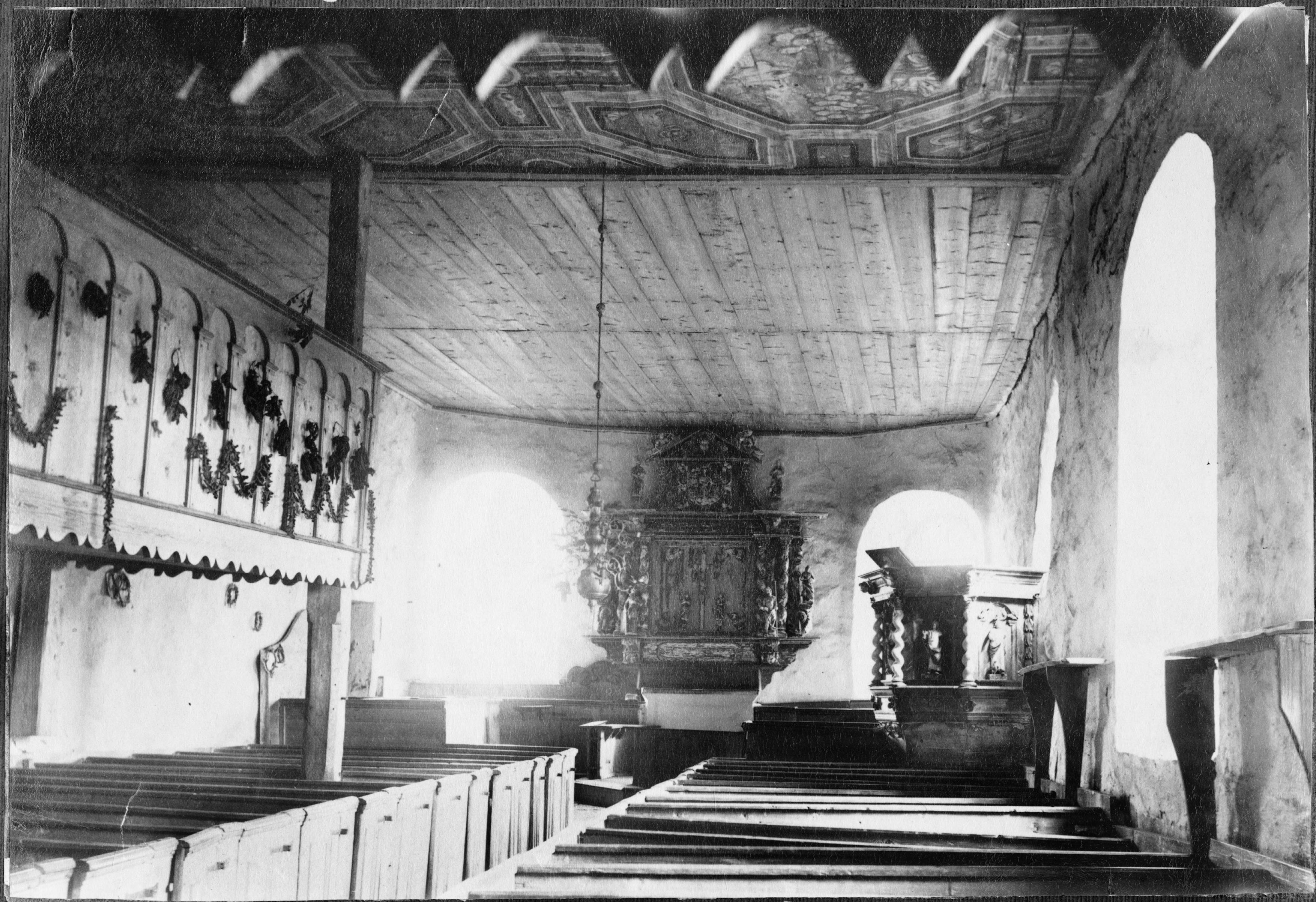 Sanfrid Welin, Ornunga gamla kyrka