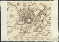 De Haven en Stad Wismar desselfs Districkt Belegering en Werken daer voor.[Kartografiskt material]