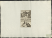 Heliga Birgittas bönkapell på Finsta. Själva Heliga Birgittas böneställe efter en teckning i böckerna om hennes uppenbarelse