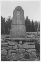 Laxå, milsten daterad 1781