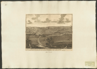 Prospekt der nächstliegenden gegend um das Königl. Schwedischen Haupt Quartier zu Altranstadt bei Leipzig.[Bild]