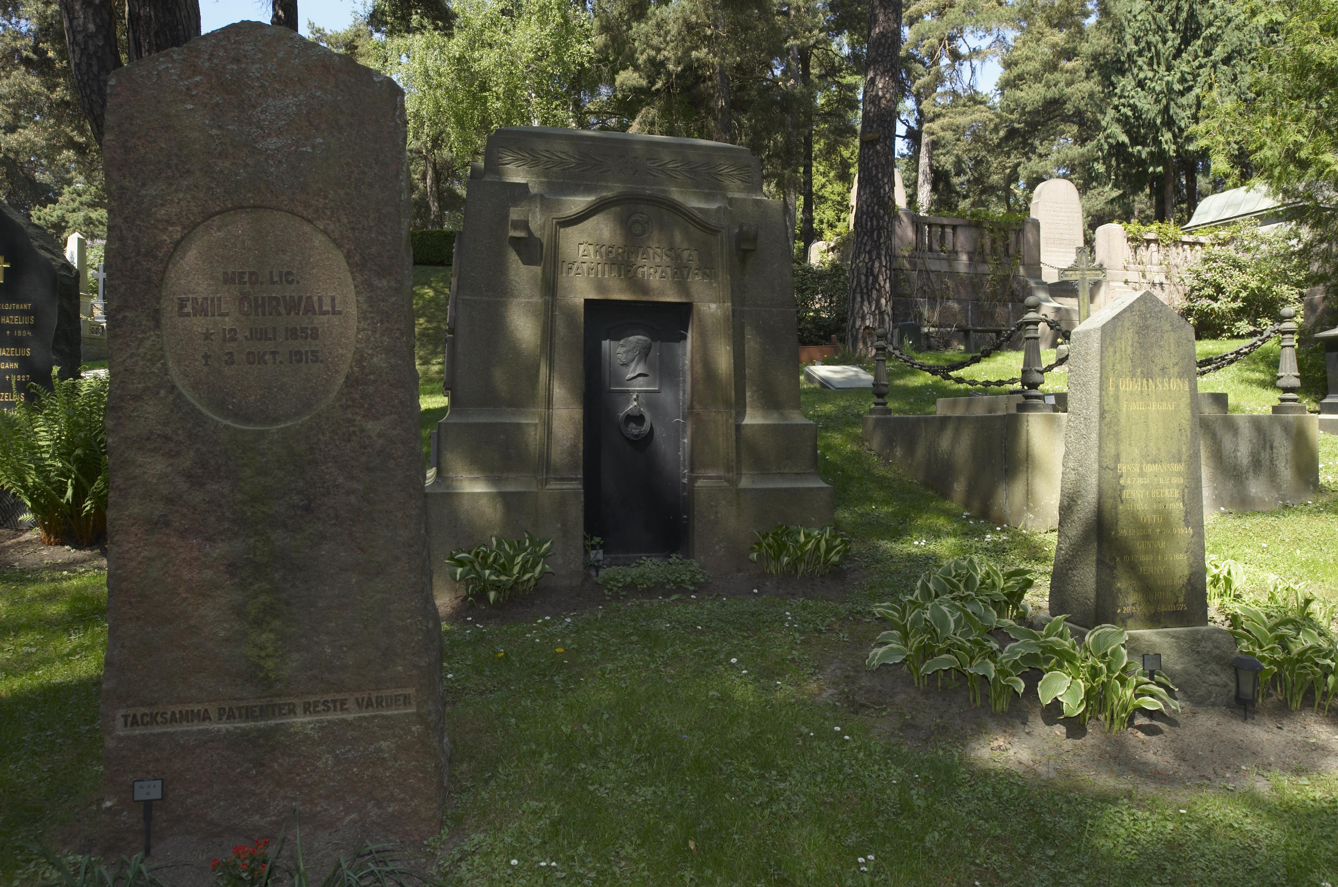 Bengt A Lundberg, Stockholms norra kyrkogård