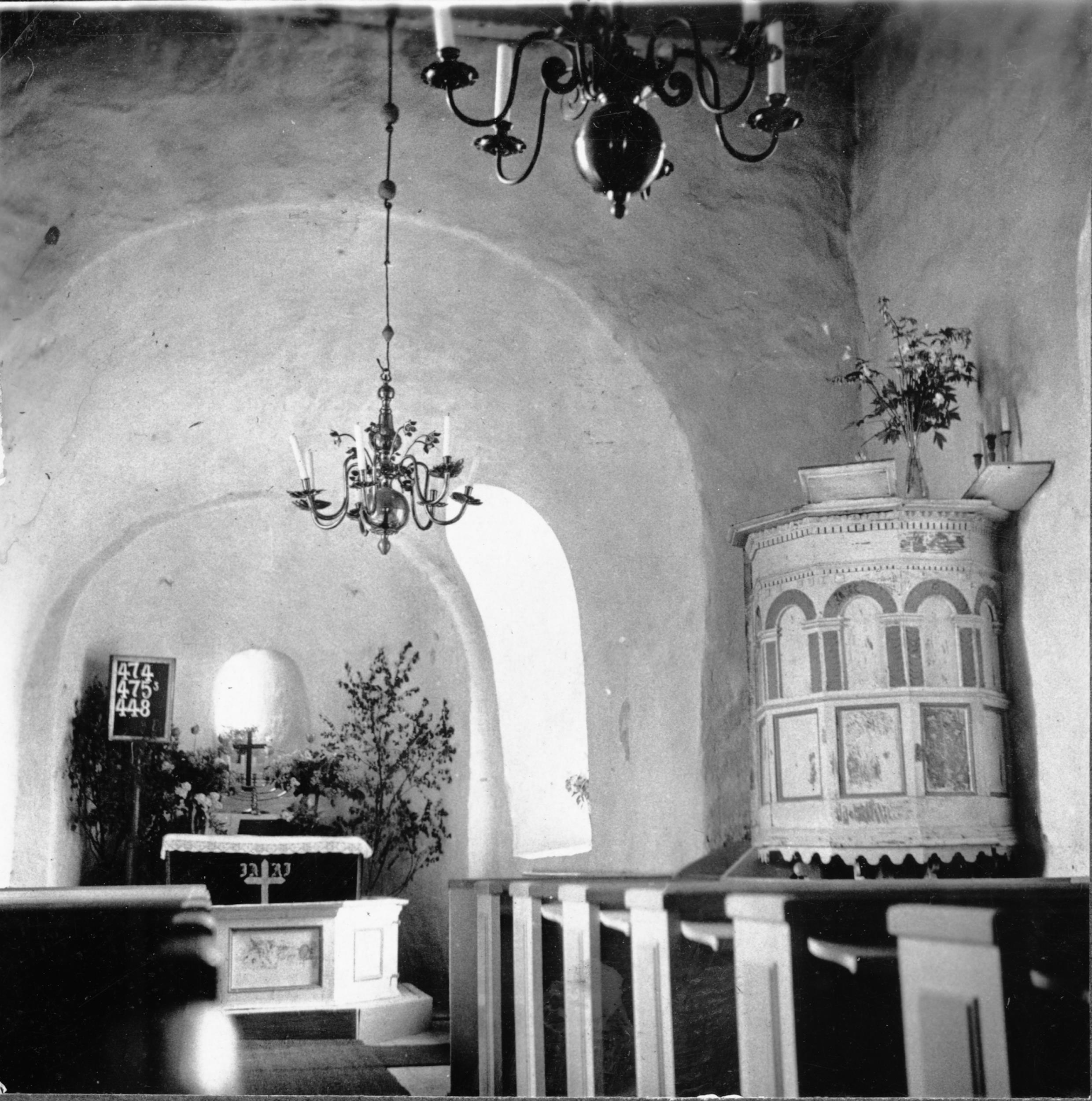 Olle Hellström, Eriksbergs gamla kyrka
