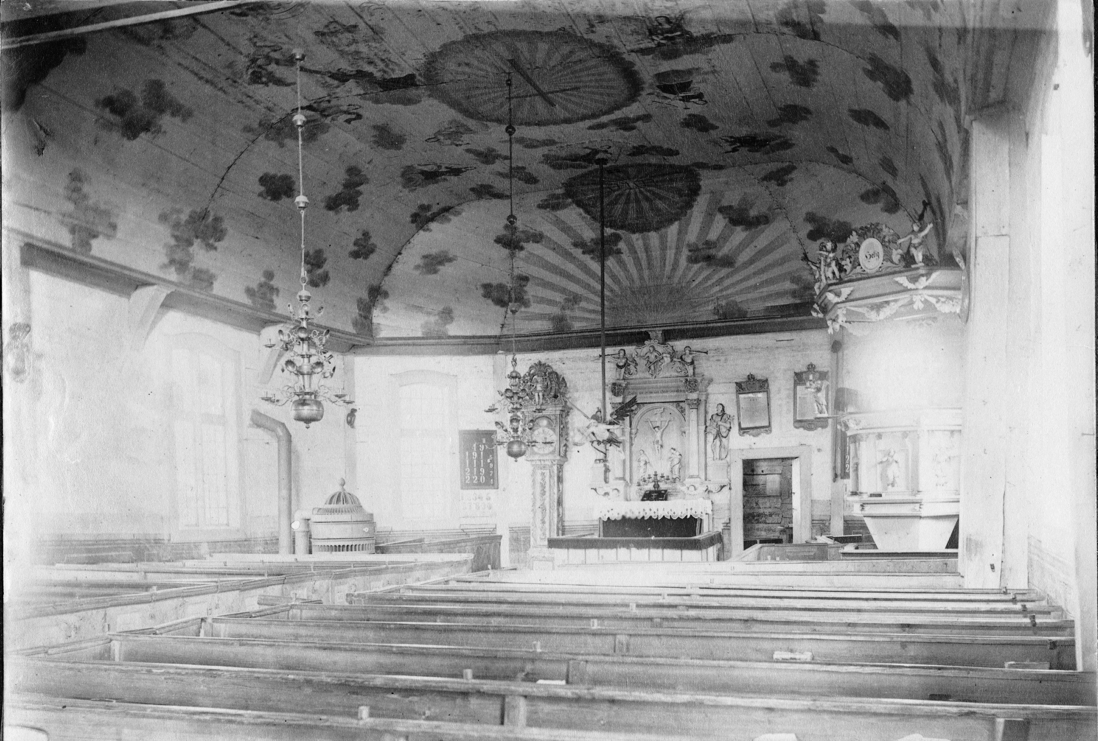 Sanfrid Welin, Bjurbäcks gamla kyrka