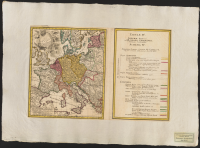 [Historisk-politisk karta över Europa år 1556].