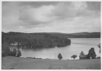 Laxsjön, vägen mellan Skåpafors och Billingsfors