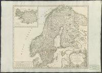 Les Royaumes de Suede et de Norwege, divisés en leurs Provinces ou Gouvernemens.[Kartografiskt material]