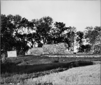 Skokloster, Flasta kyrkoruin, Flasta Mur