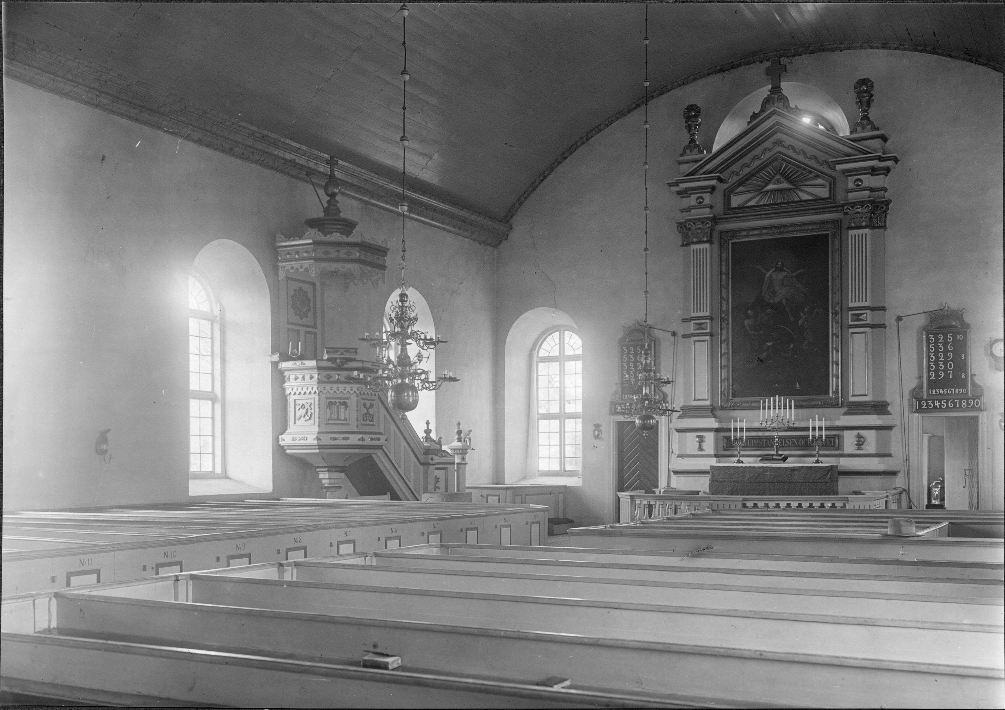 Manne Hofrén, Löts kyrka