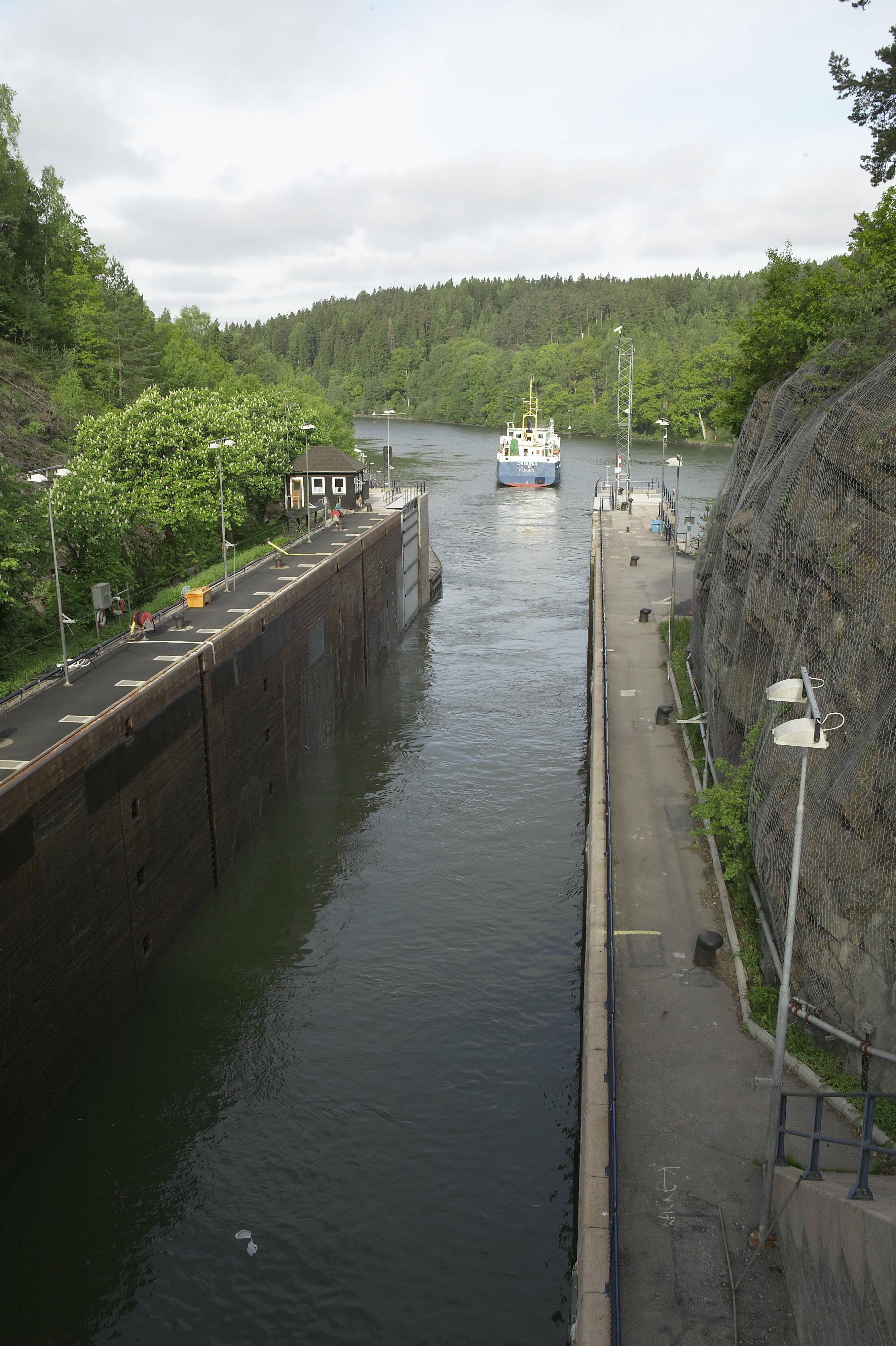 Bengt A Lundberg, Trollhätte kanal