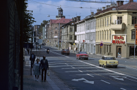 Carl Johans kyrka i bakgrunden. Göteborg