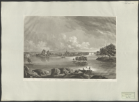 Gripsholms slott och staden Mariefred.[Bild]